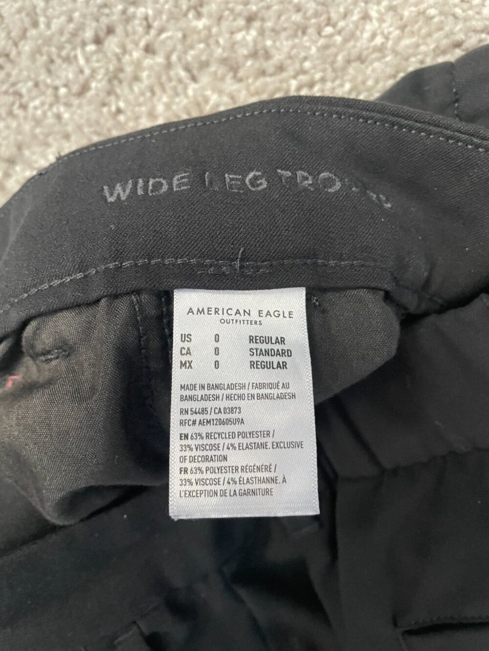 American Eagle Wide Leg Trouser - Picture 4 of 5